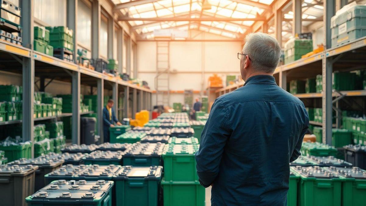 Como gerir o impacto ambiental e promover economia circular de baterias na sua empresa