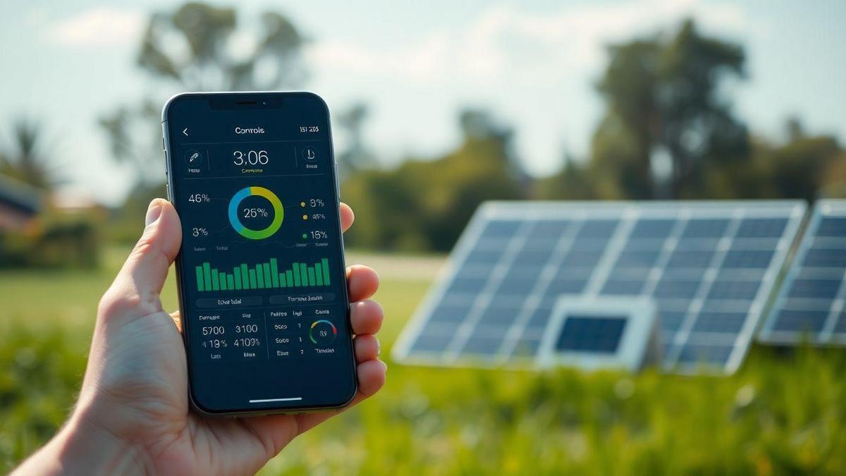 Visualização em tempo real via app IoT