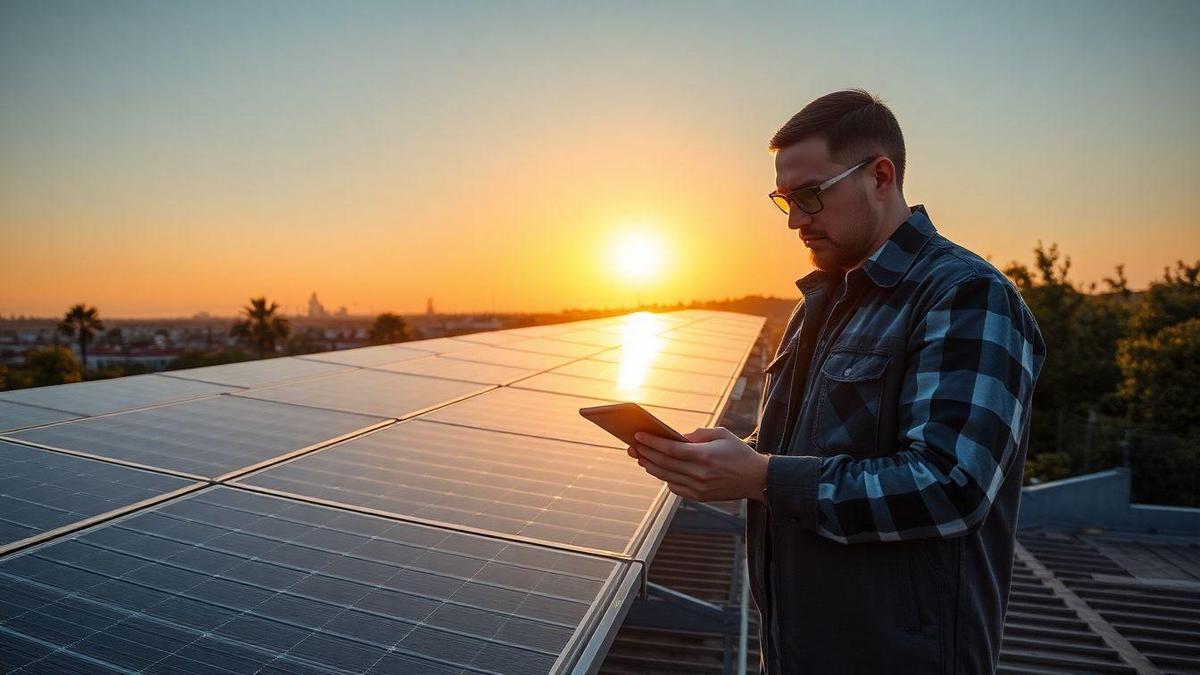 Otimização de painéis e eficiência energética fotovoltaica com energia solar inteligente