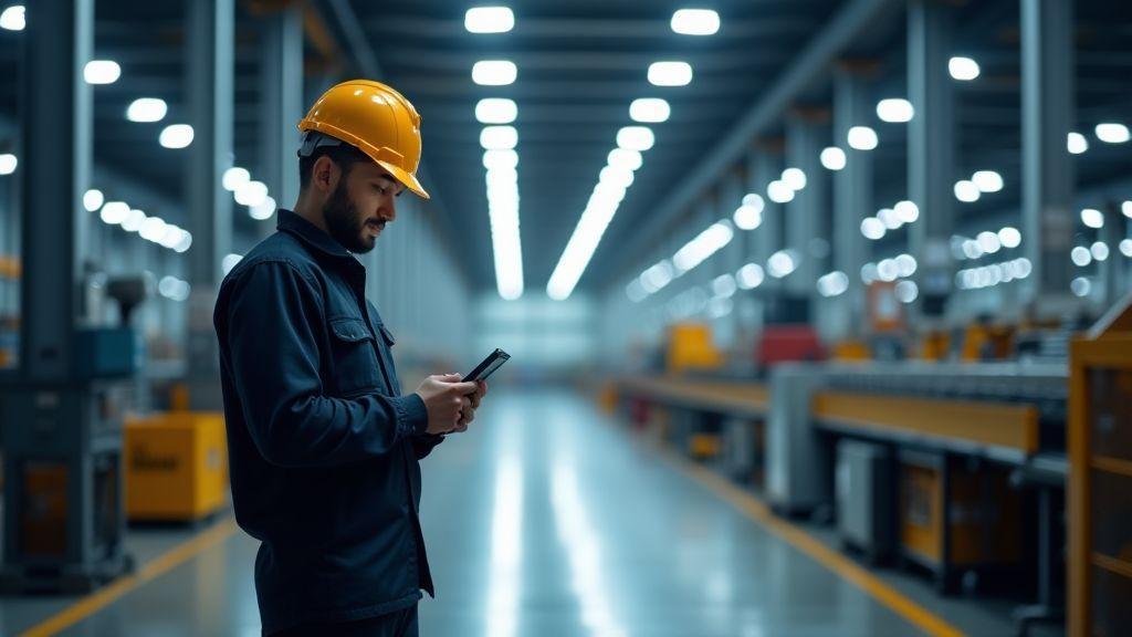 Iluminação LED industrial e práticas de gestão de energia industrial no chão de fábrica