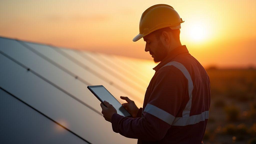 Monitoramento preditivo de painéis solares e configuração de alertas operacionais