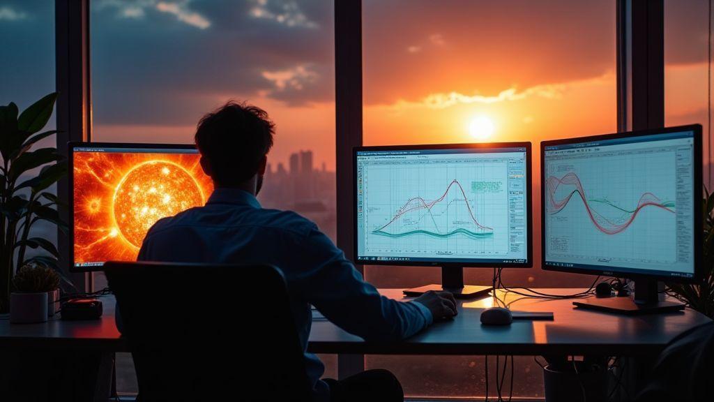 Como você otimiza hiperparâmetros em ML e usa validação cruzada temporal na previsão solar